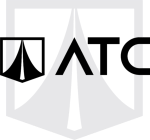 ATC trailers logo with badge