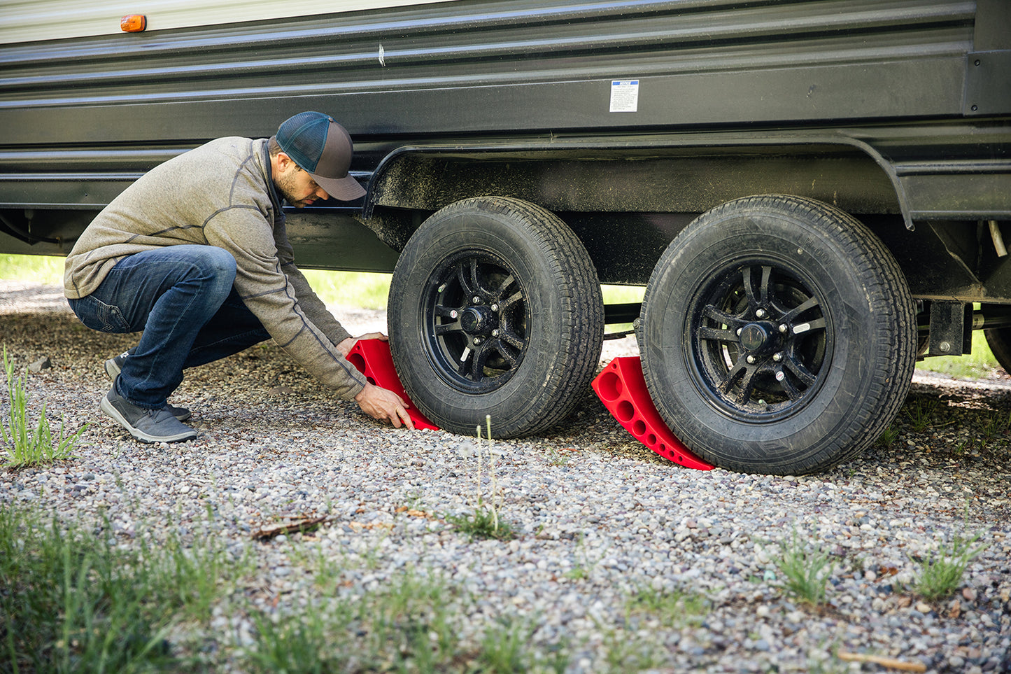 andersen camper leveler setup