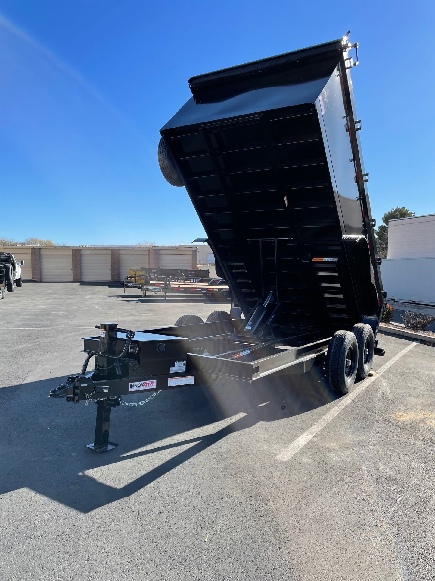 7x14 2024 Innovative 14K Dump Trailer w/ 44" Sides