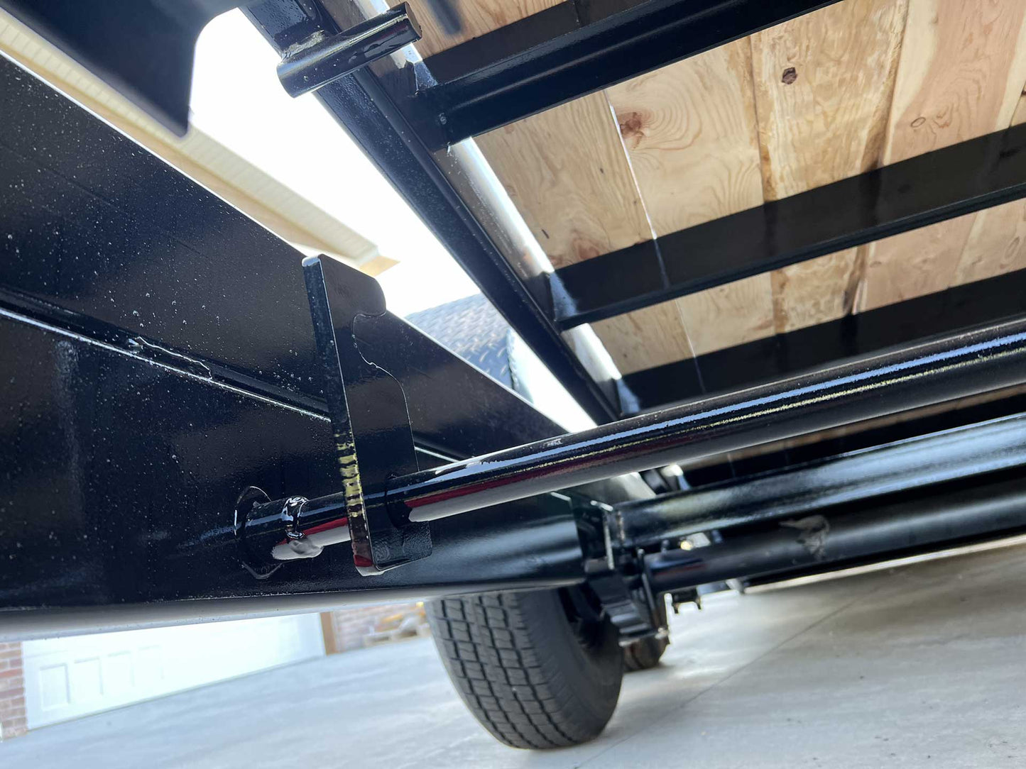 7x20 2024 Teton 20' 14K 3/4 Tilt Trailer with lock out kit