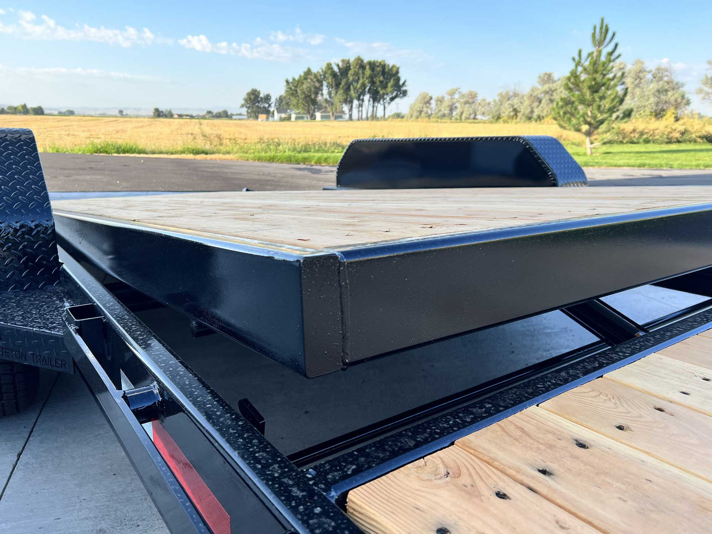 7x20 2024 Teton 20' 14K 3/4 Tilt Trailer with lock out kit