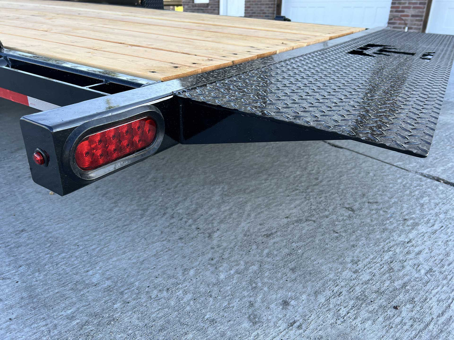 7x20 2024 Teton 20' 14K 3/4 Tilt Trailer with lock out kit