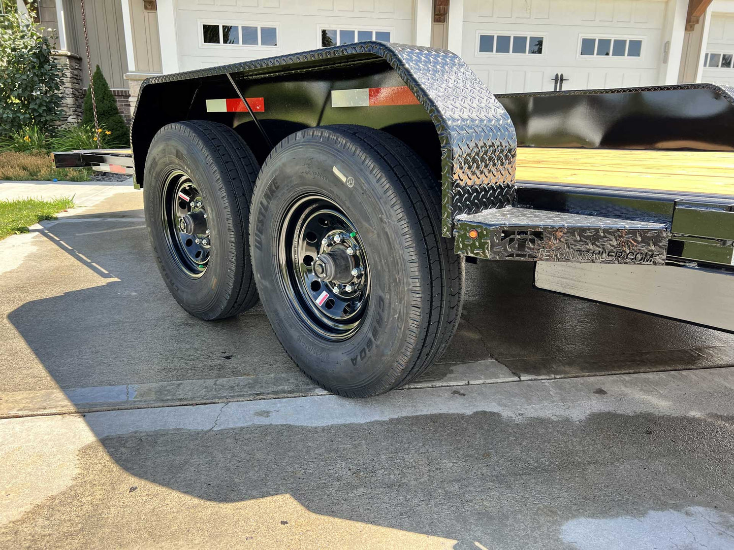 7x22 2024 Teton 22' 16K 3/4 Tilt Trailer with Lockout Kit