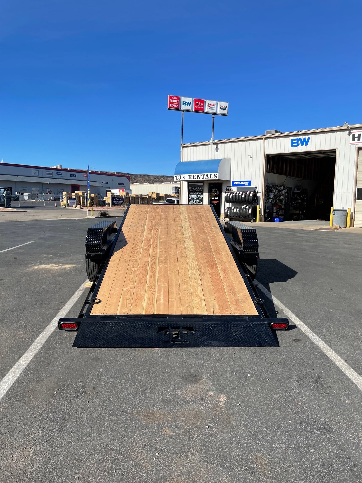 7x22 2024 Teton 22' 16K 3/4 Tilt Trailer with Lockout Kit