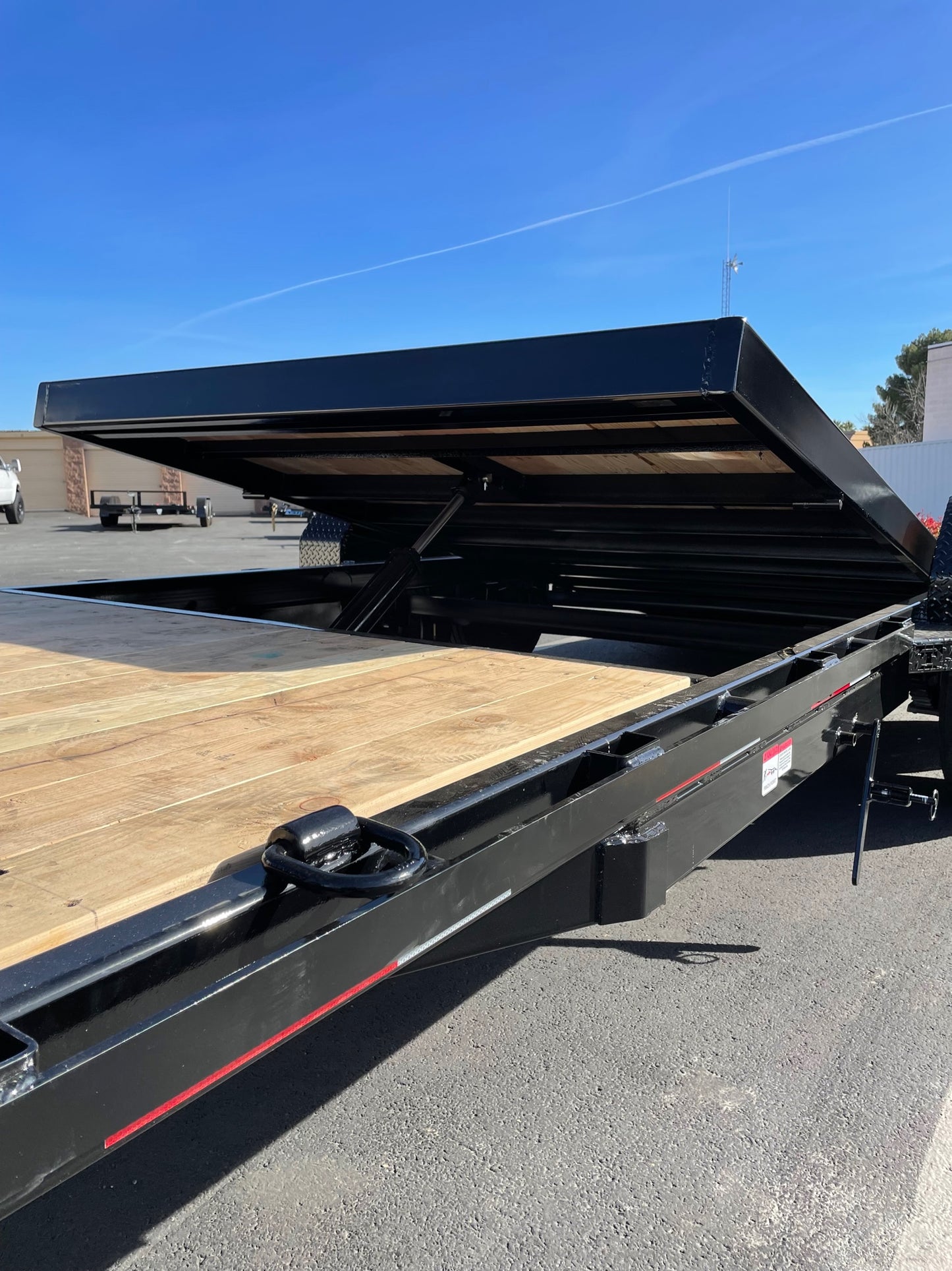 7x22 2024 Teton 22' 16K 3/4 Tilt Trailer with Lockout Kit