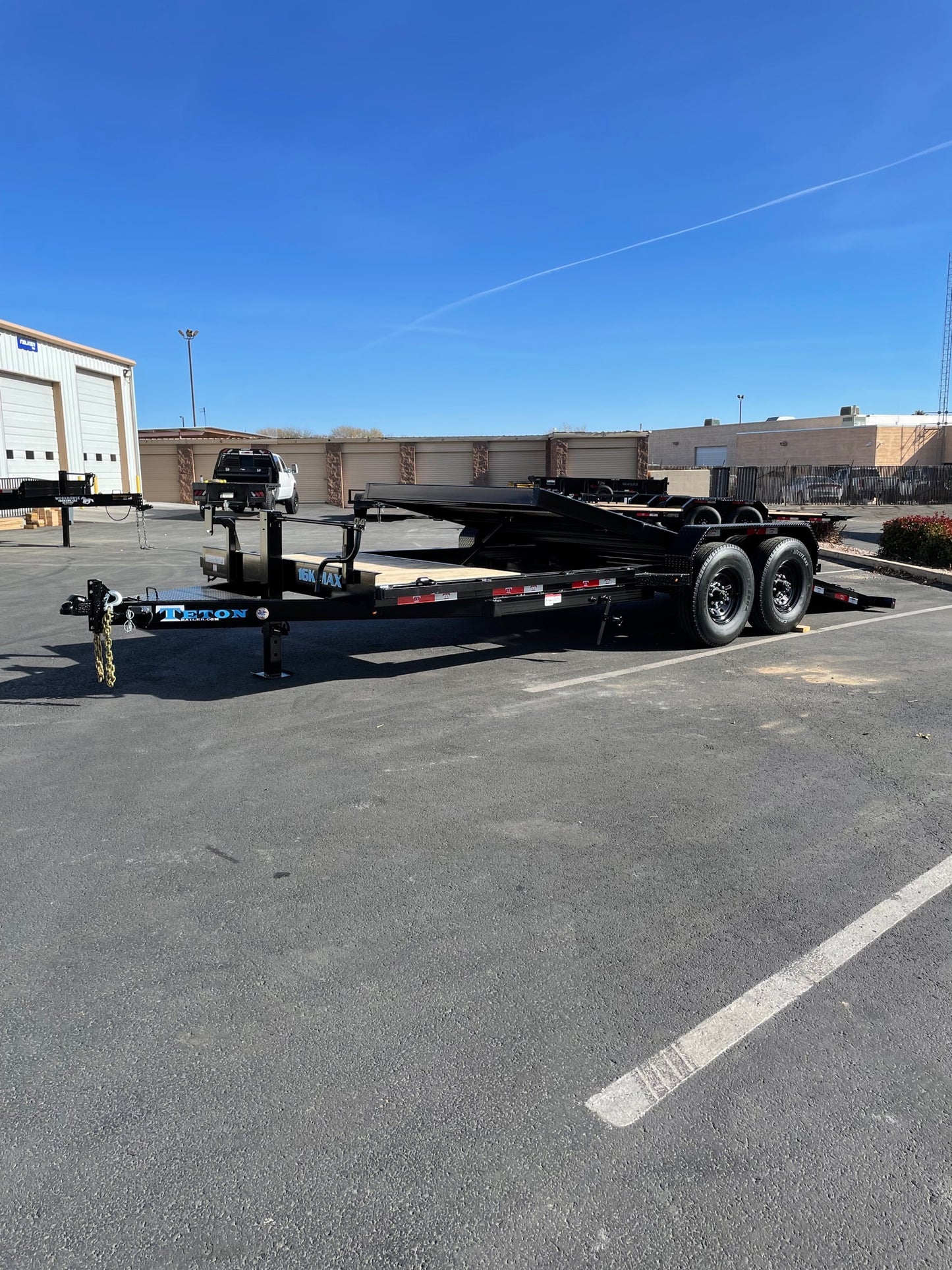 7x22 2024 Teton 22' 16K 3/4 Tilt Trailer with Lockout Kit
