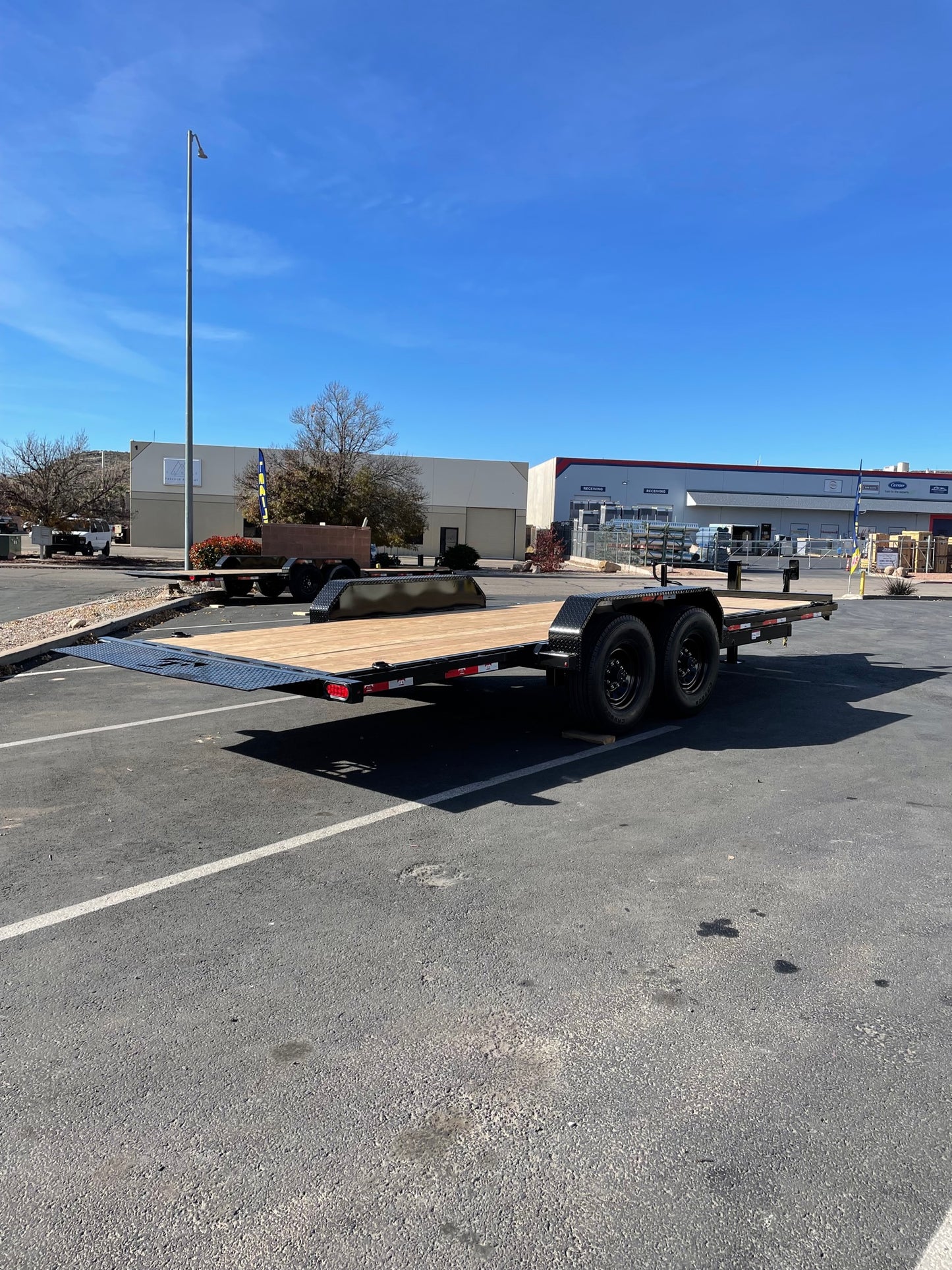 7x22 2024 Teton 22' 16K 3/4 Tilt Trailer with Lockout Kit
