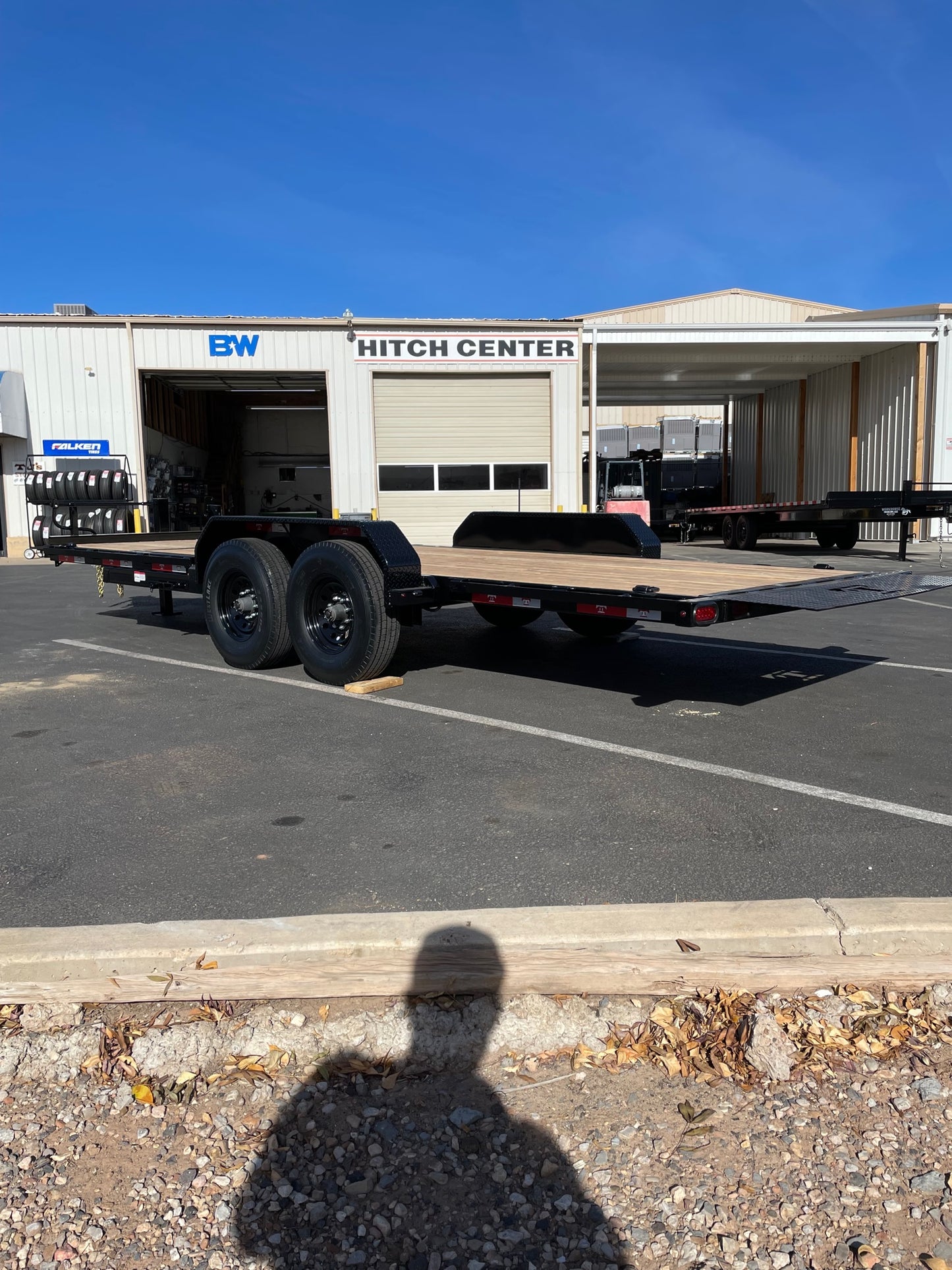 7x22 2024 Teton 22' 16K 3/4 Tilt Trailer with Lockout Kit