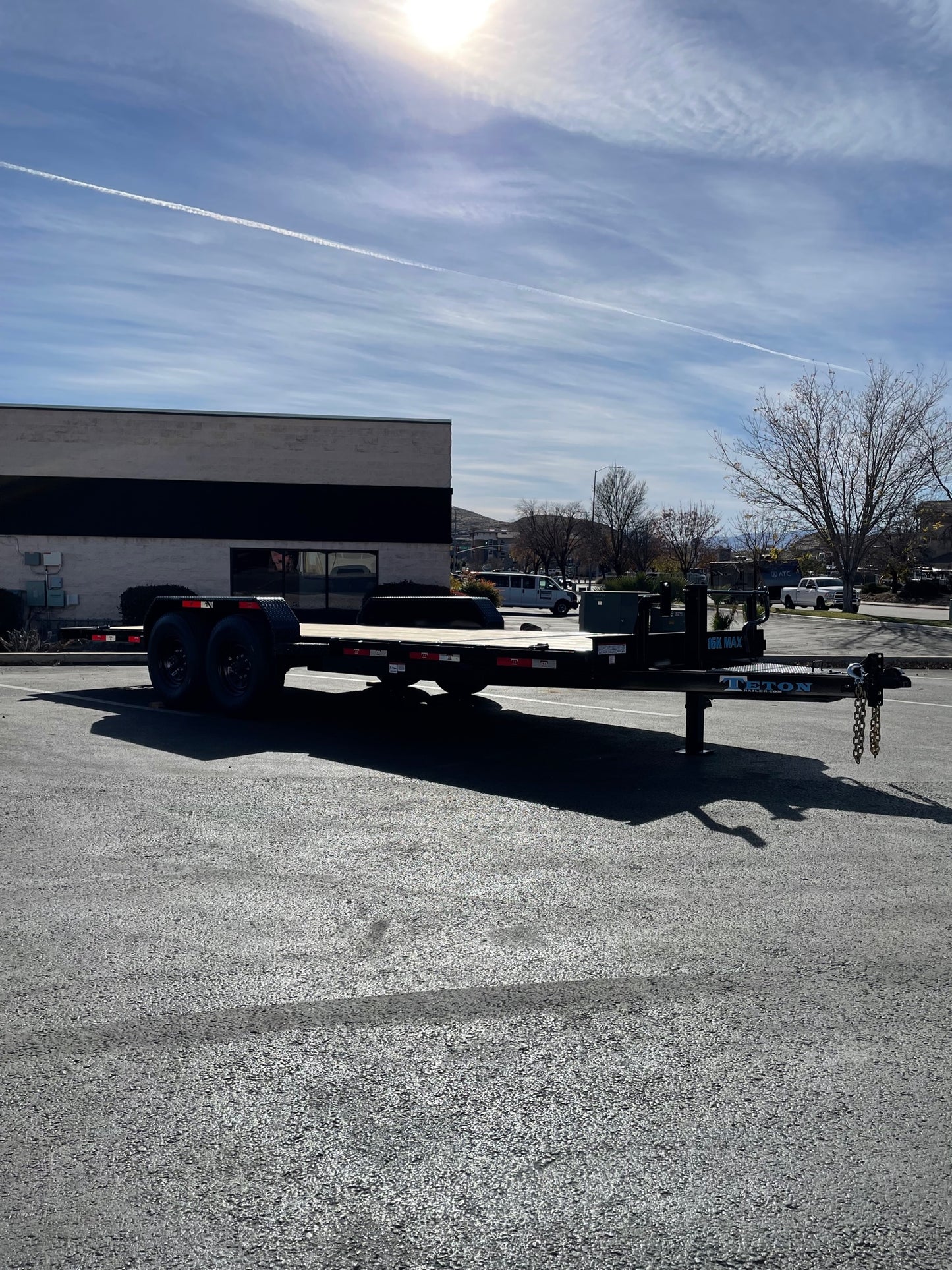 7x22 2024 Teton 22' 16K 3/4 Tilt Trailer with Lockout Kit