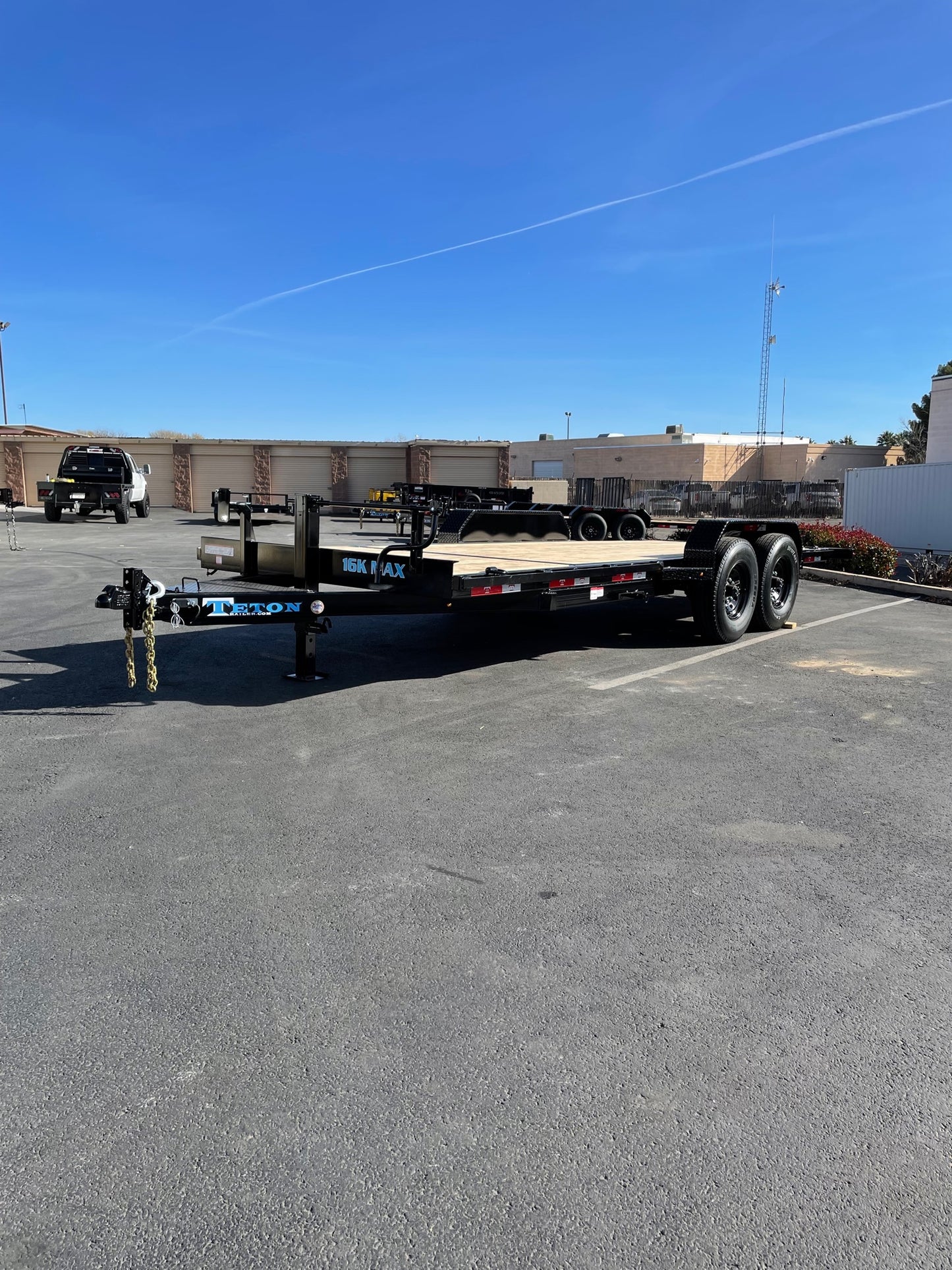 7x22 2024 Teton 22' 16K 3/4 Tilt Trailer with Lockout Kit