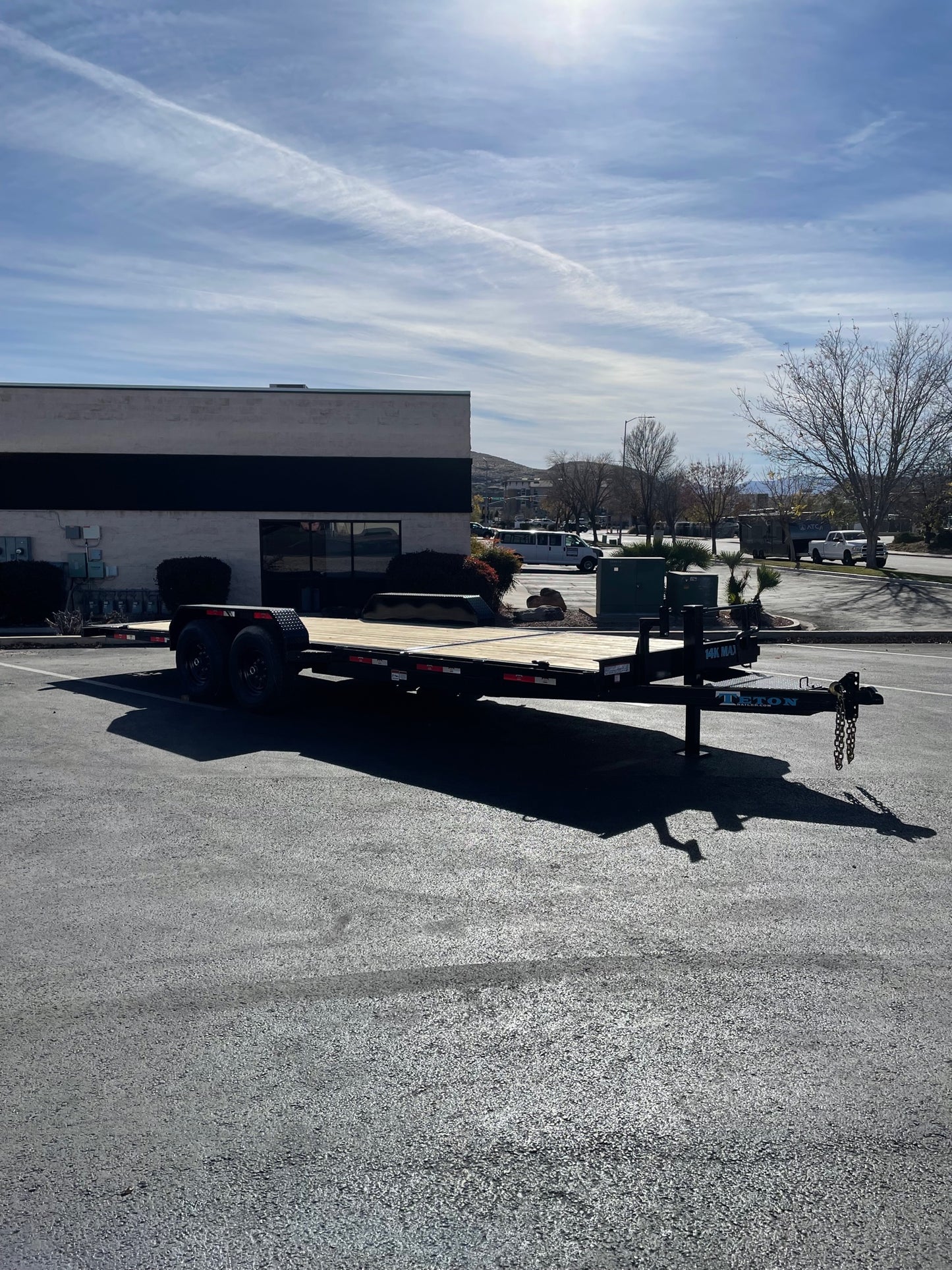 7x22 2024 Teton 22' 14K 3/4 Tilt Trailer