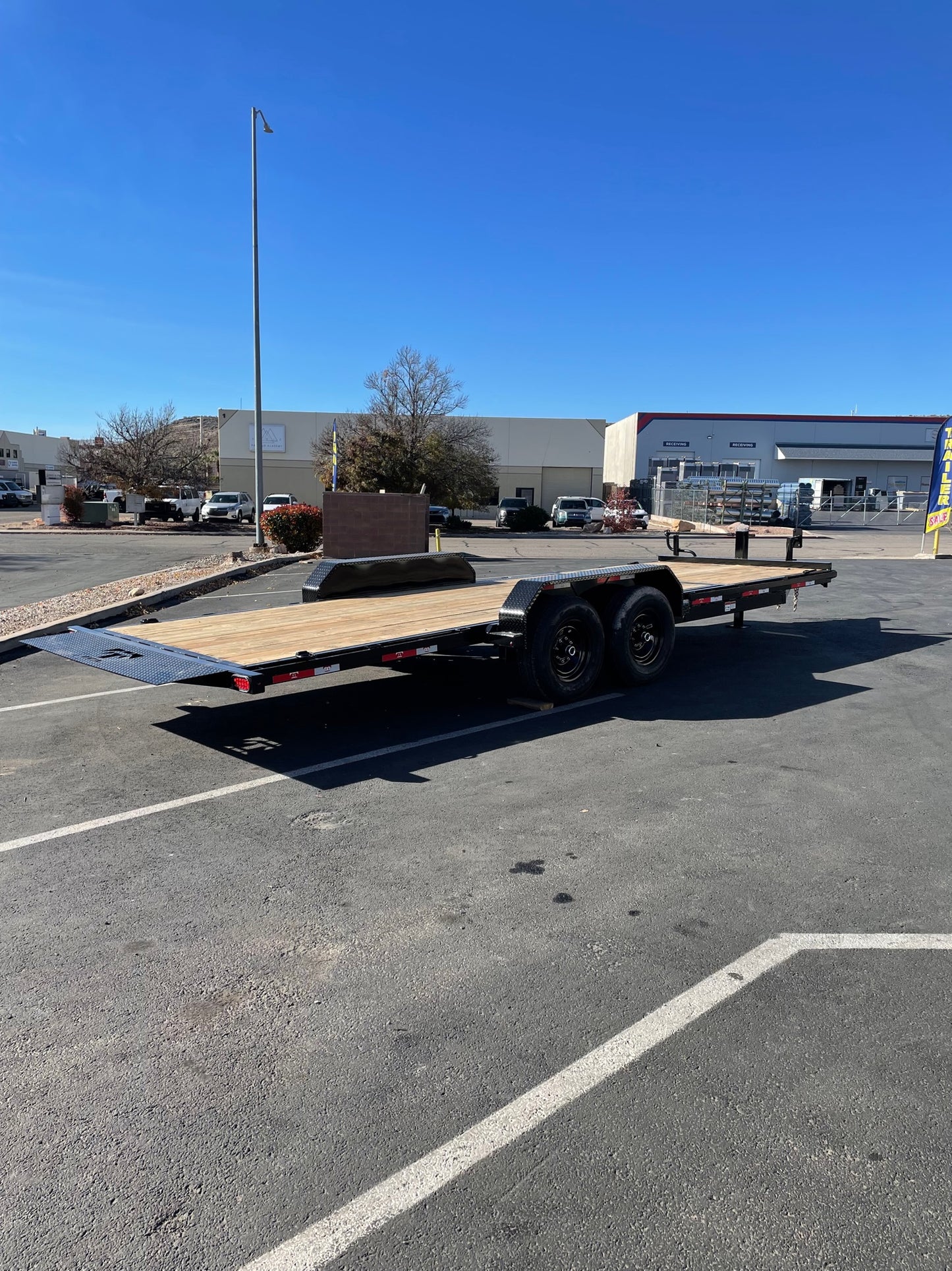 7x22 2024 Teton 22' 14K 3/4 Tilt Trailer