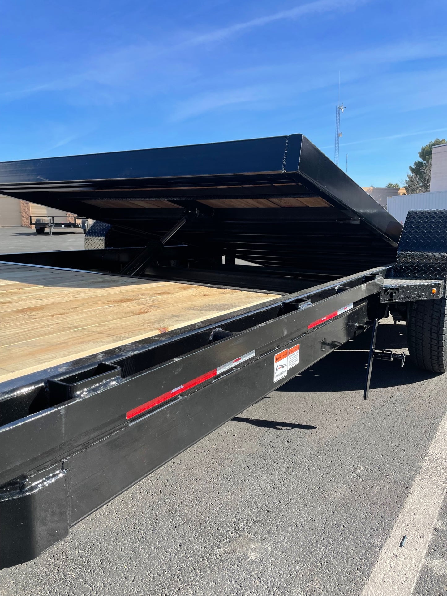 7x22 2024 Teton 22' 14K 3/4 Tilt Trailer