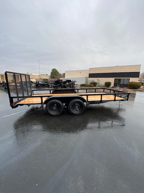 7x16 6K Utility Trailer with 4' Tongue