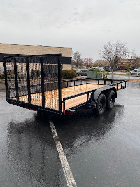 7x16 6K Utility Trailer with 4' Tongue