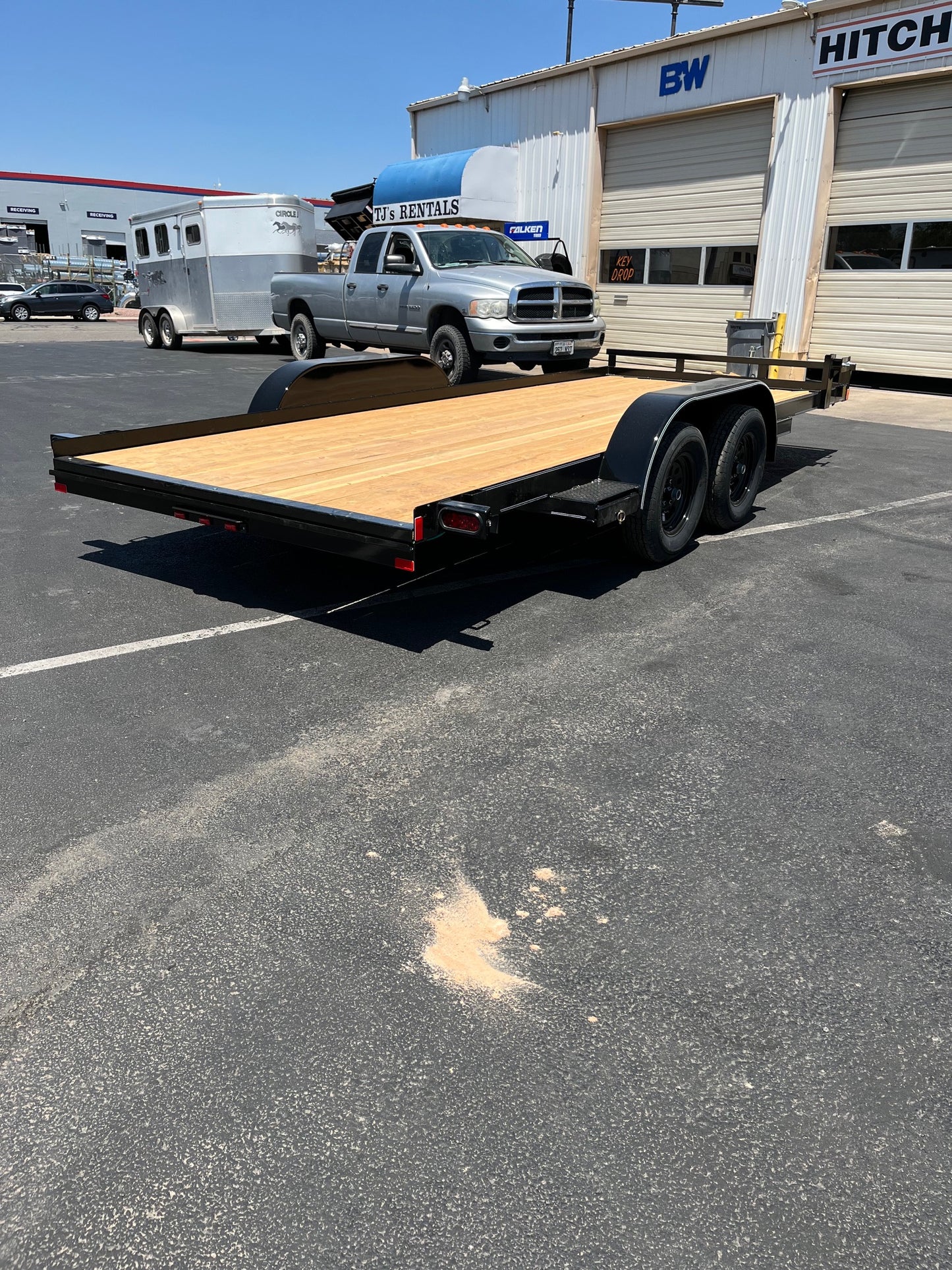 7x16 Flat Bed Trailer EW-FB 6K