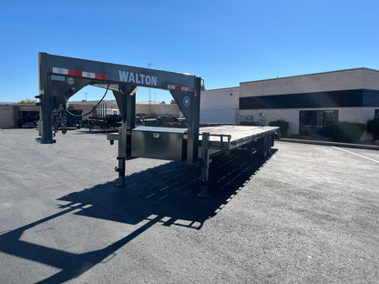 2024 8.5'x27' Super Single Gooseneck Flat Bed